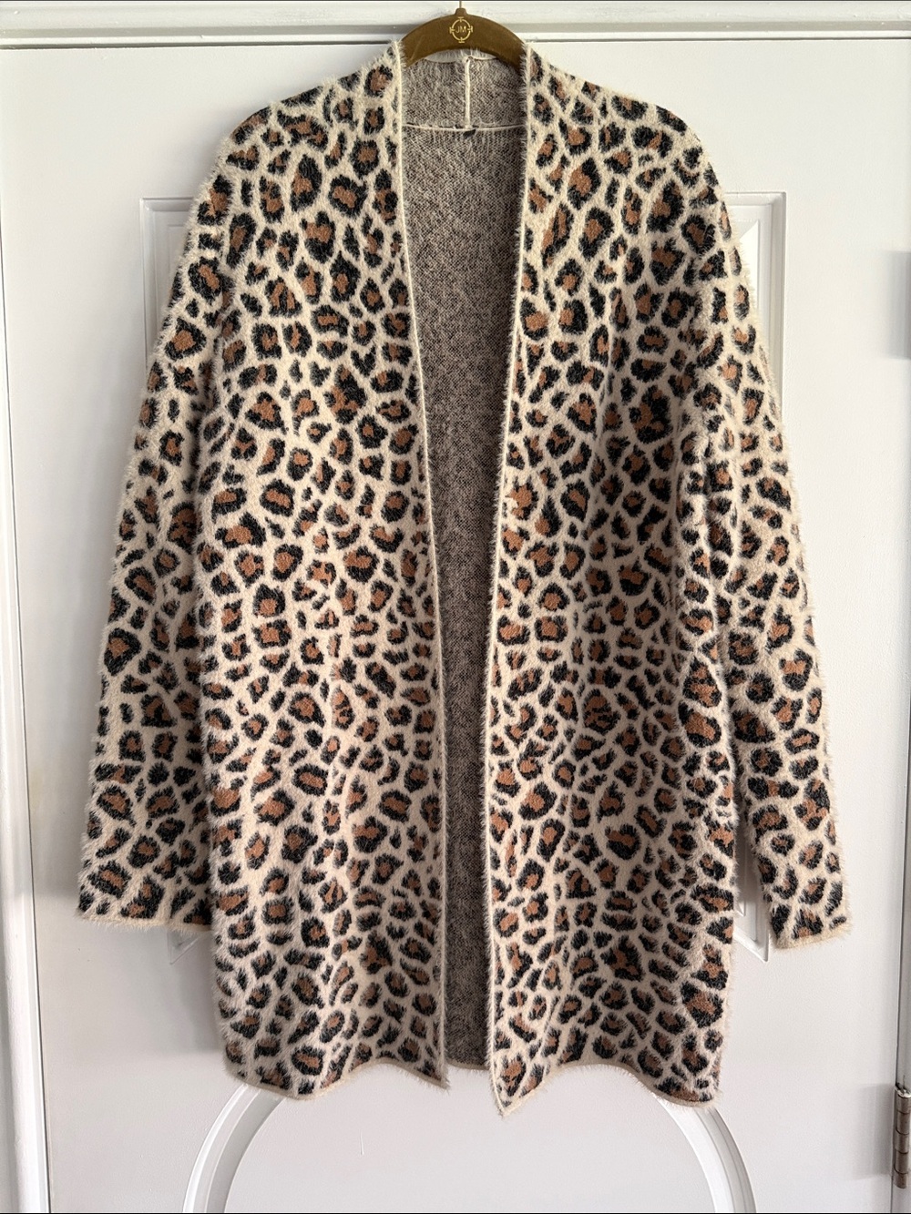 Fuzzy Eyelash Longer Length Fall Sweater EUC